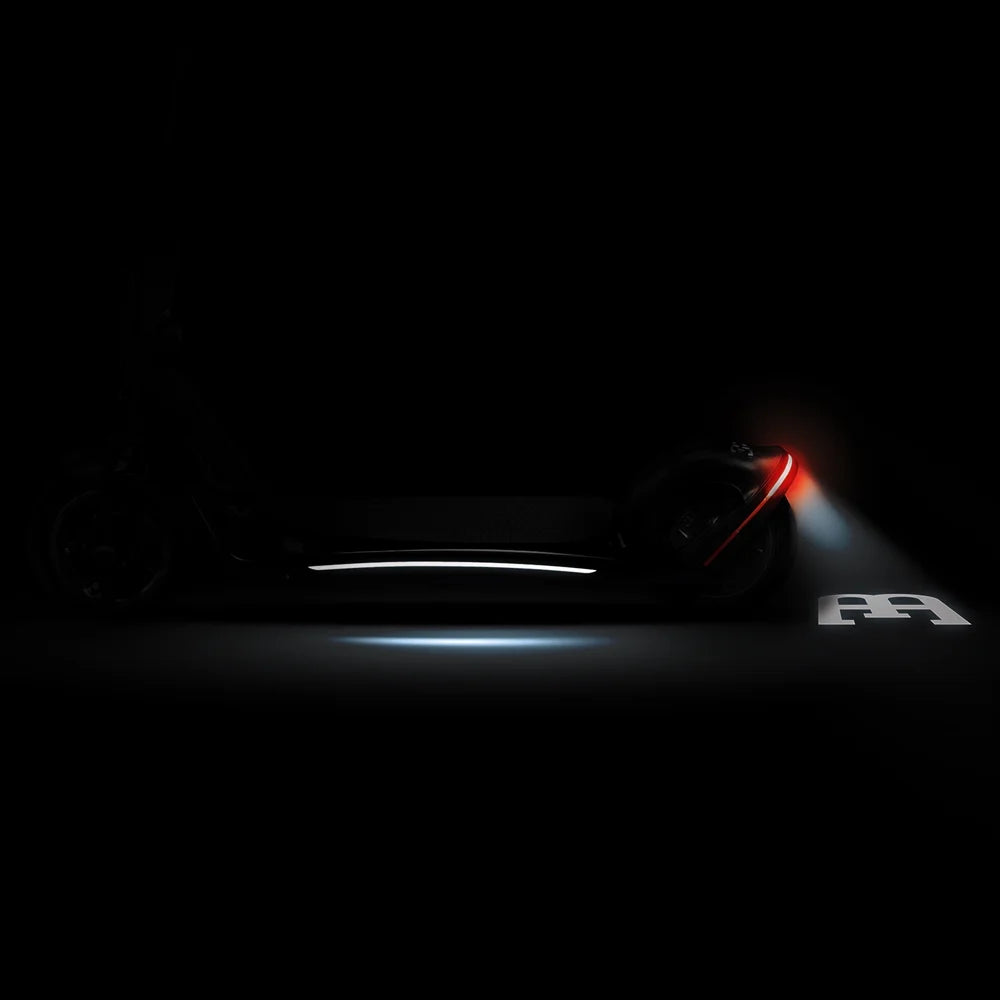 Open Box 9.0 Electric Lightweight and Foldable Scooter (Black) -