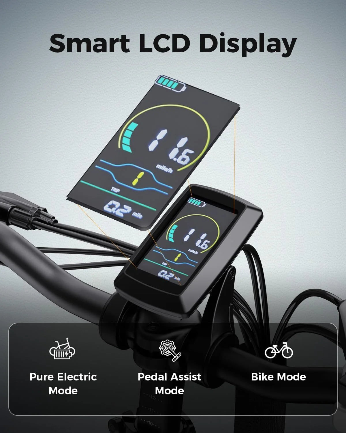 Jasion EB7 ST 2.0 Electric Bike Adults, Foldable Ebike with 480Wh Removable Battery, Step-Thru 20" Fat Tire Electric Bicycle, Dual Suspension E-Bike
